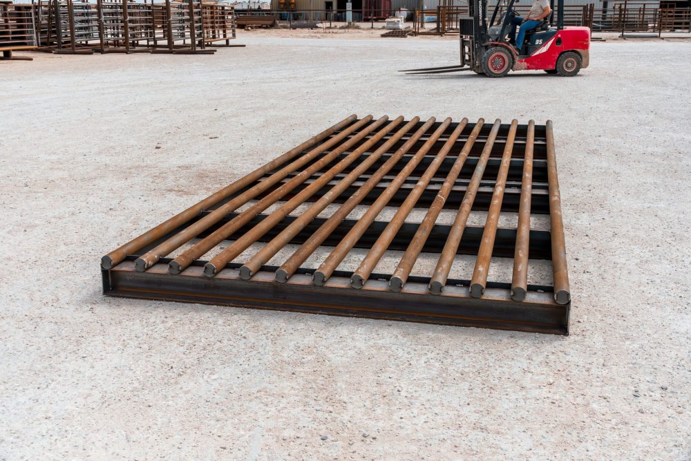 Cattle Guard 8ft x 16ft Capped 11