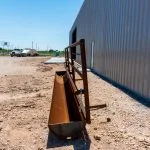 Freestanding Fence Line Feed Bunk Panel 3